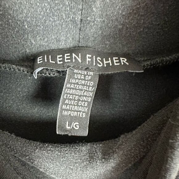 Eileen Fisher Long Sleeve Turtleneck Tencel Top Gray Size Large - Picture 5 of 6